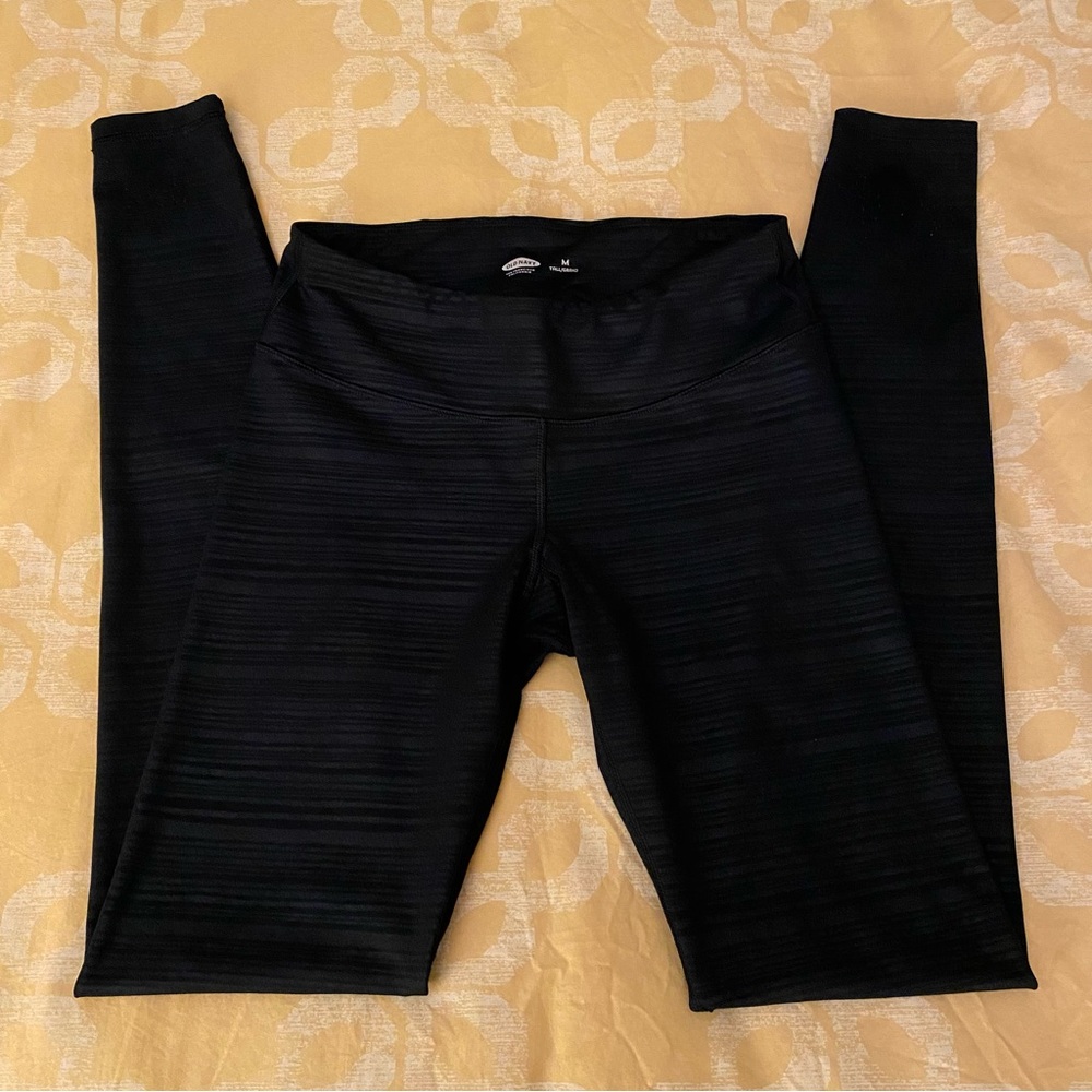 Old Navy Active Compression Leggings - Black Stripe - Picture 3 of 11